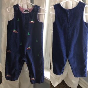 EUC Boys Corduroy Holiday Overalls